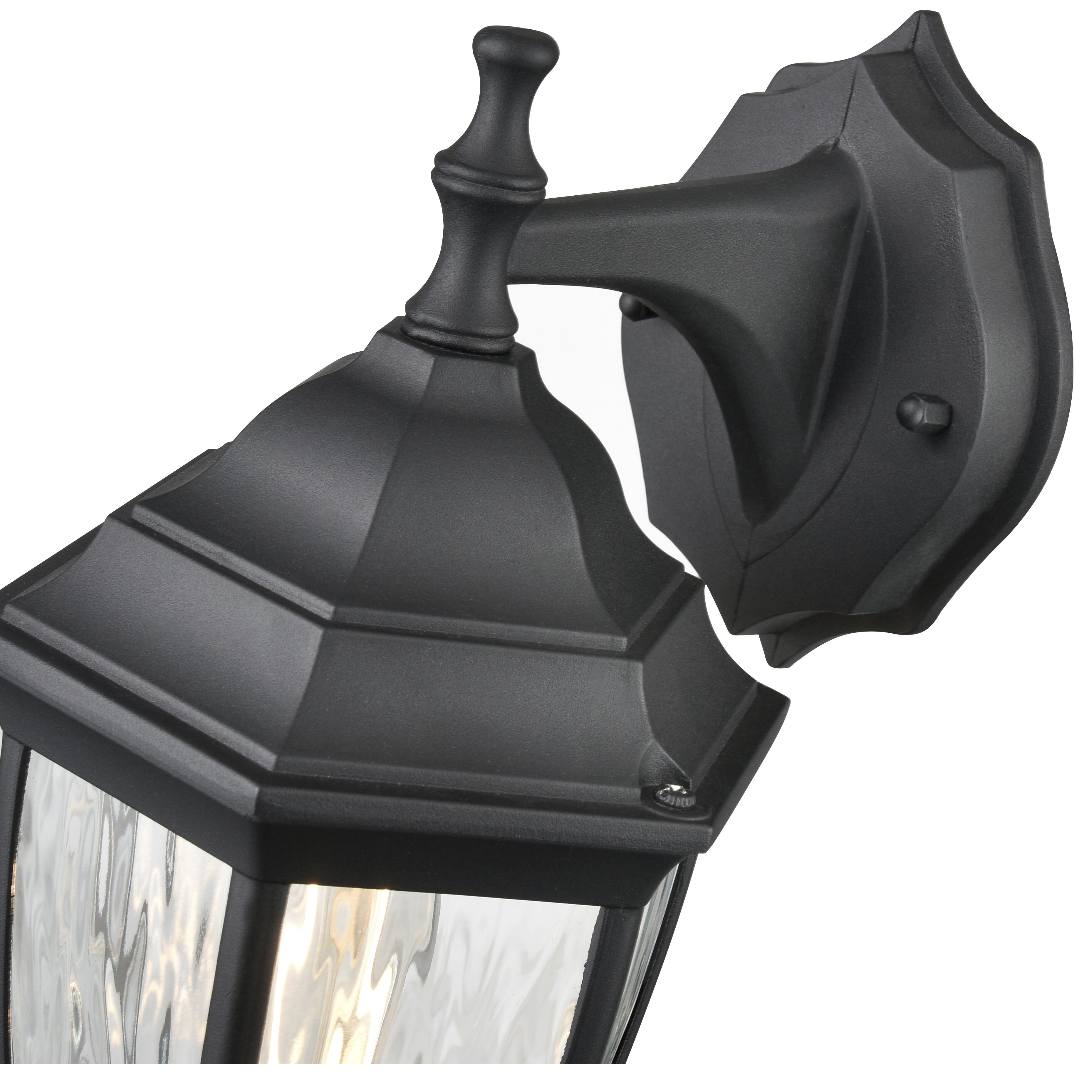 Bram 1 Light 10.79 inch Textured Black Outdoor Wall Sconce